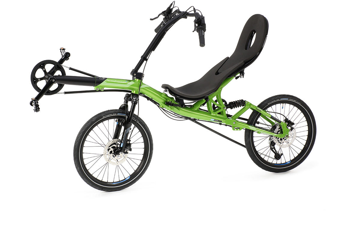 Grasshopper fx - the foldable touring recumbent bike