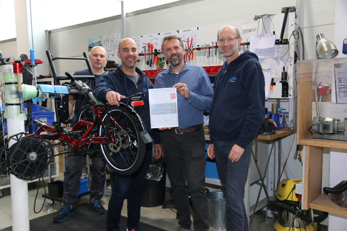 HP Velotechnik VSF Lieferantenbewertung 2019