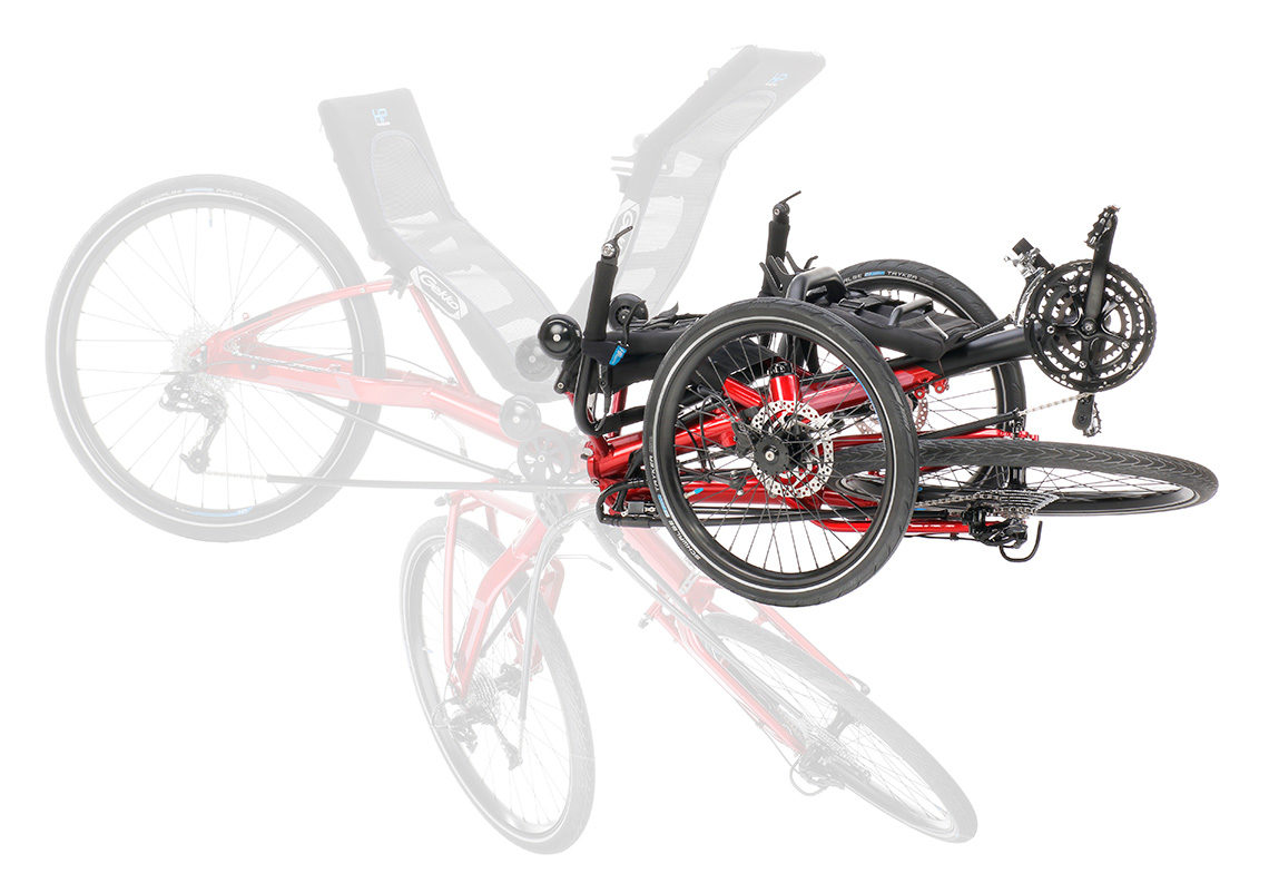 how to fold recumbent trike gekko fx 26