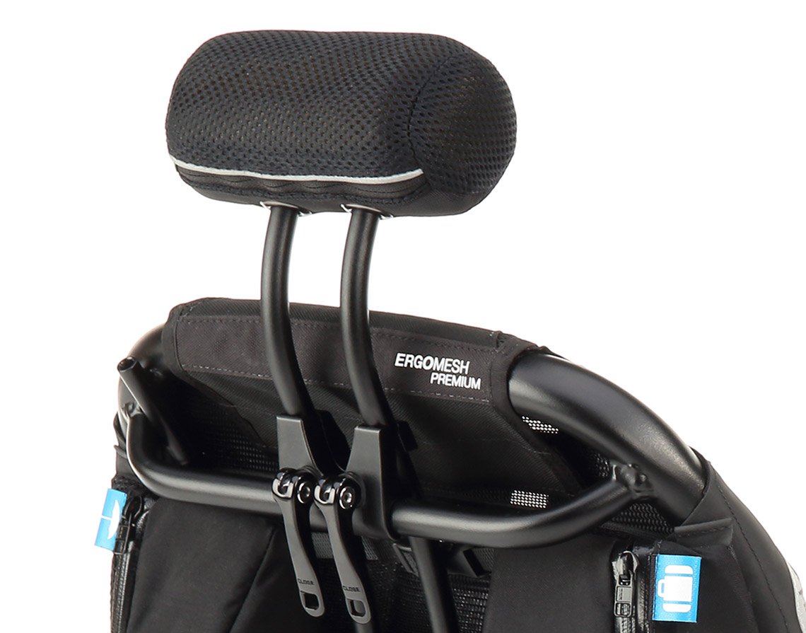 Recumbent Seat Liegeradsitz ErgoMesh Premium Headrest Kopfstütze