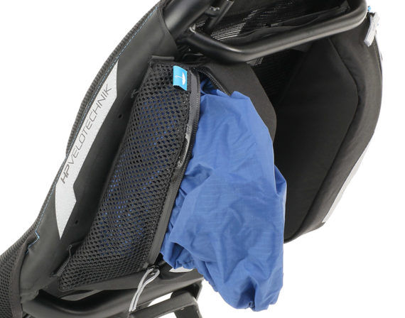 Recumbent Seat Liegeradsitz ErgoMesh Premium Luggage Pockets Gepäcktaschen