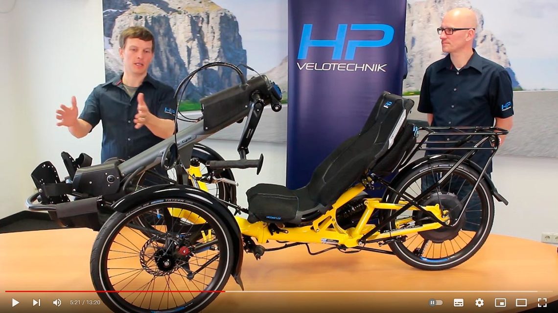 Hands-On-Cycle Handbike Antrieb Trikes Video