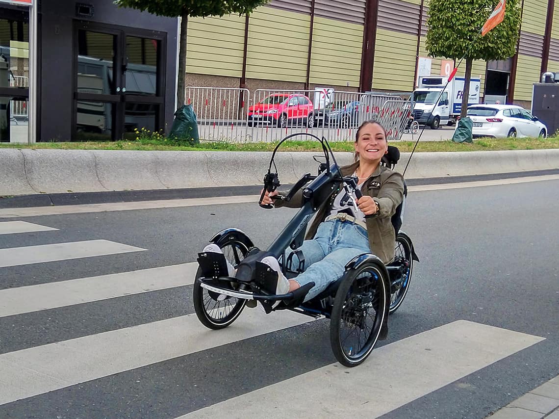 Kristina Vogel Handbike Hands-On-Cycle HP Velotechnik Test