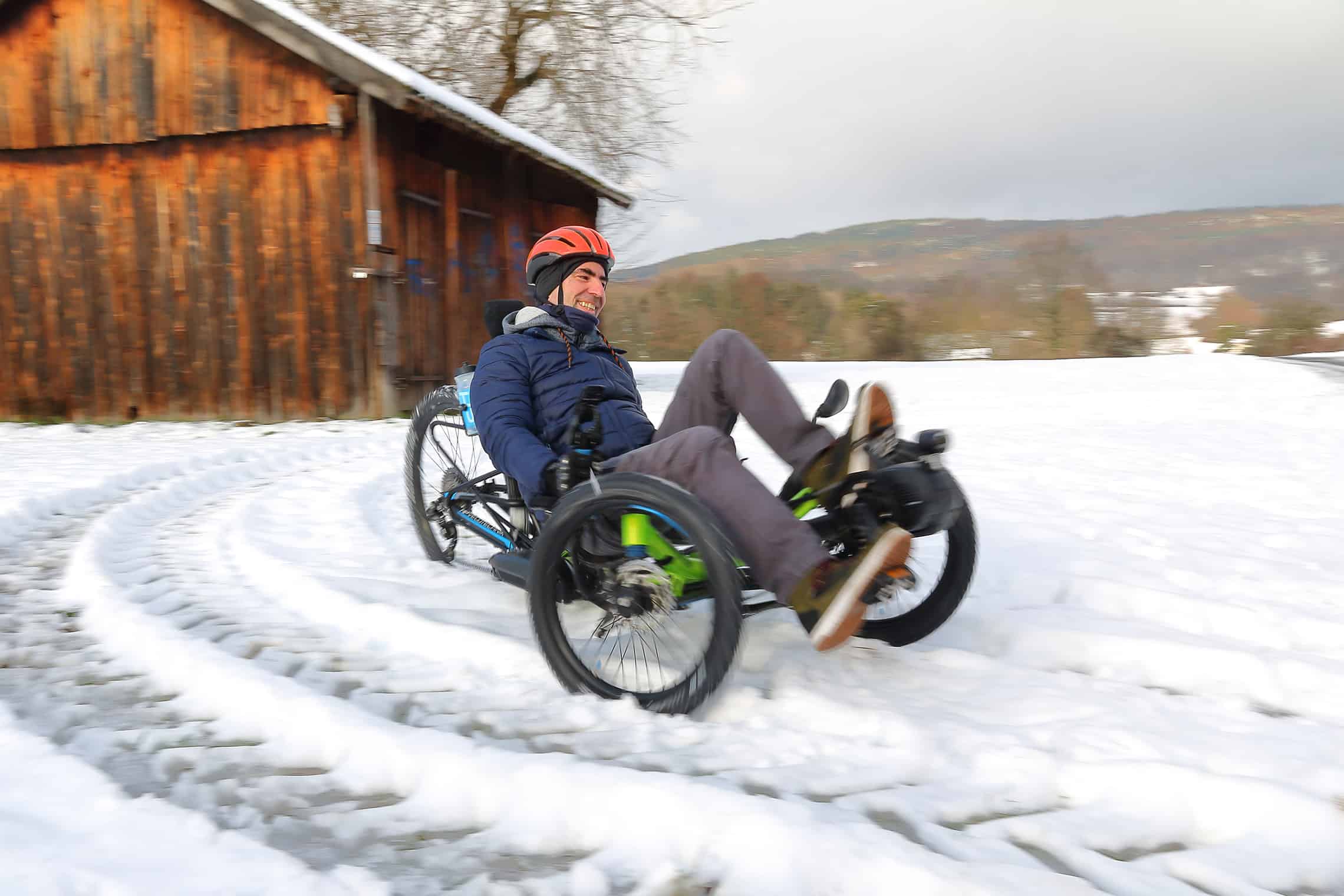 mountain trike recumbent off-road gelände dreirad scorpion fs 26 enduro