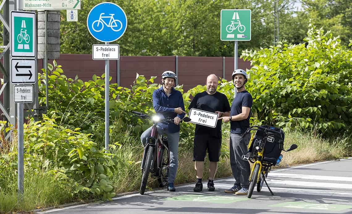 S-Pedelecs Radschnellweg